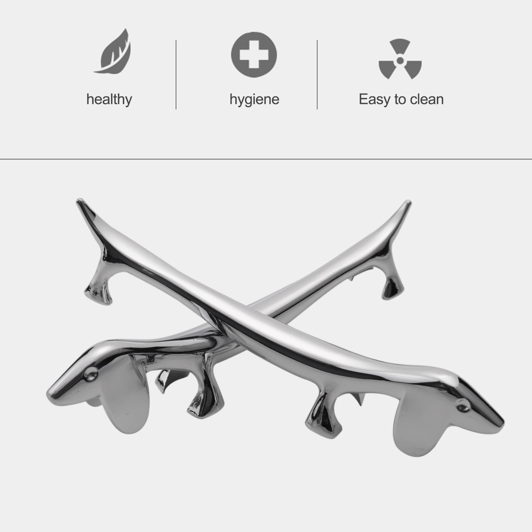 6 шт. подставка для палочек еды держатель маленьких собак такса вилка из