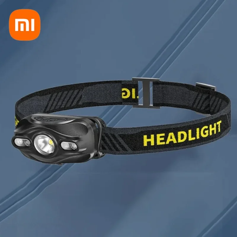 Налобный фонарь Xiaomi с датчиком движения умный водонепроницаемый Головной