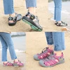 GRITION Women Platform Wedges Beach Sandals Trekking Outdoor Hiking Shoes Summer Flat Casual Sport Sandal Closed Toe 36-41 4