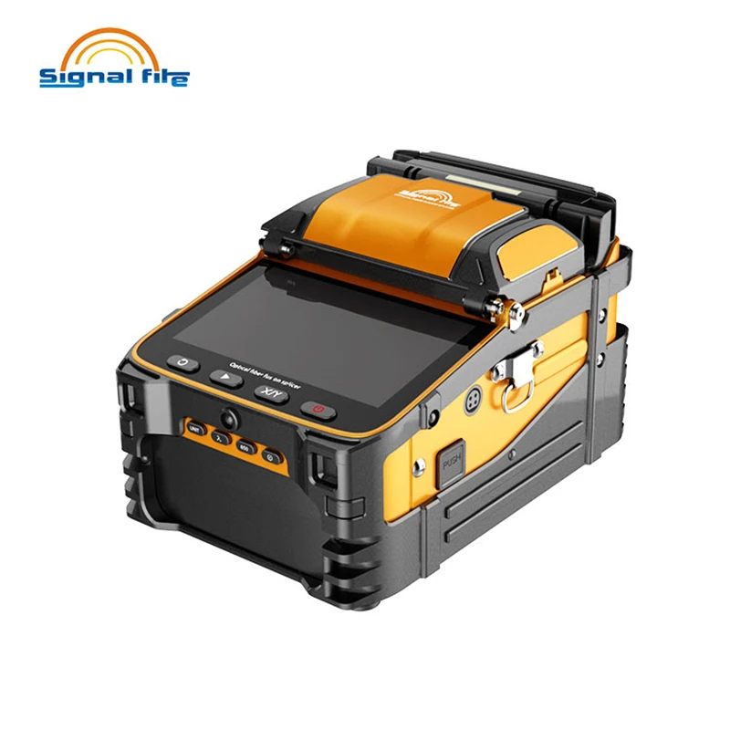 

FTTH Fiber Optic Splicing Machine, Optical Fiber Fusion Splicer AI-9 with built-in power meter and VFL