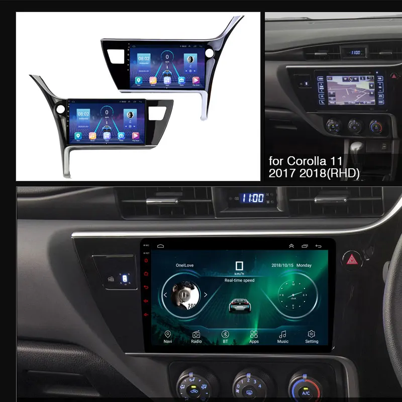 IPS Car Radio Android 10.0 For Toyota Corolla Altis 2017 2018 2019 Carplay Voice Multimedia Player Video GPS DSP RDS No 2din DVD |