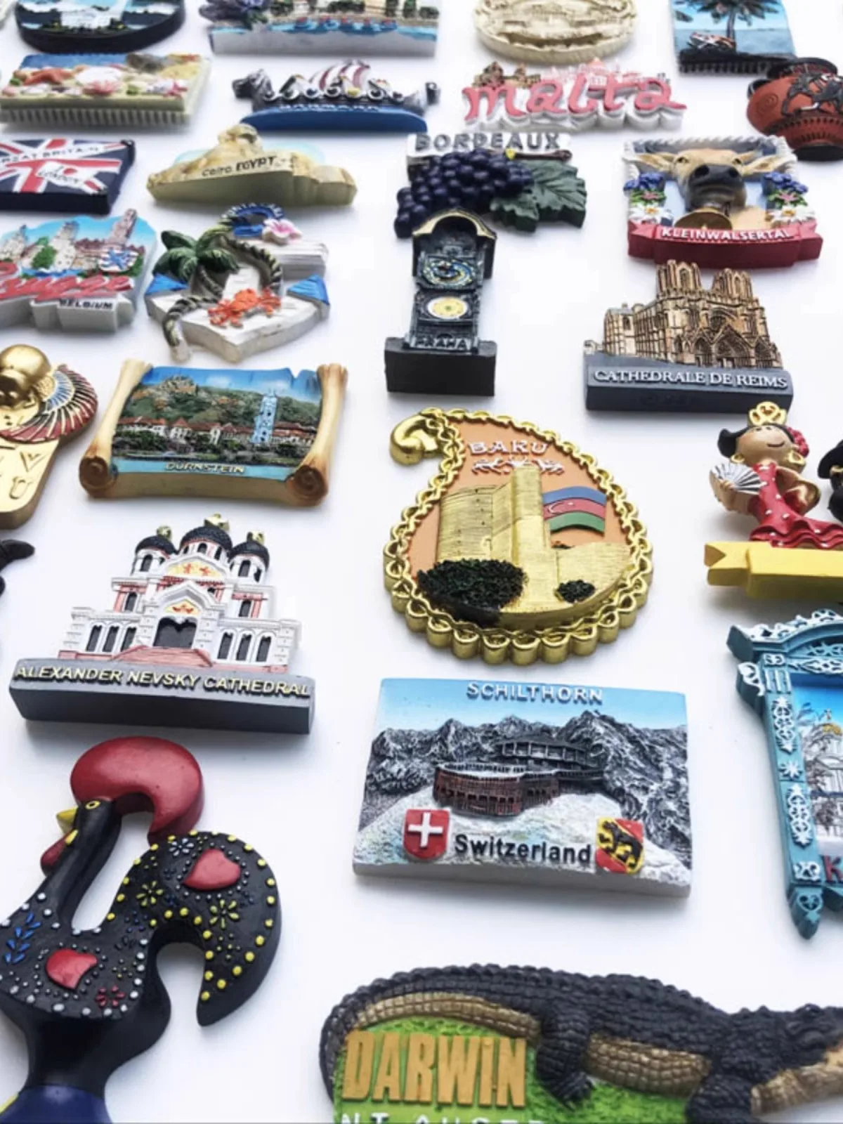 Наклейки на холодильник по всему миру европейский стиль креативные личные