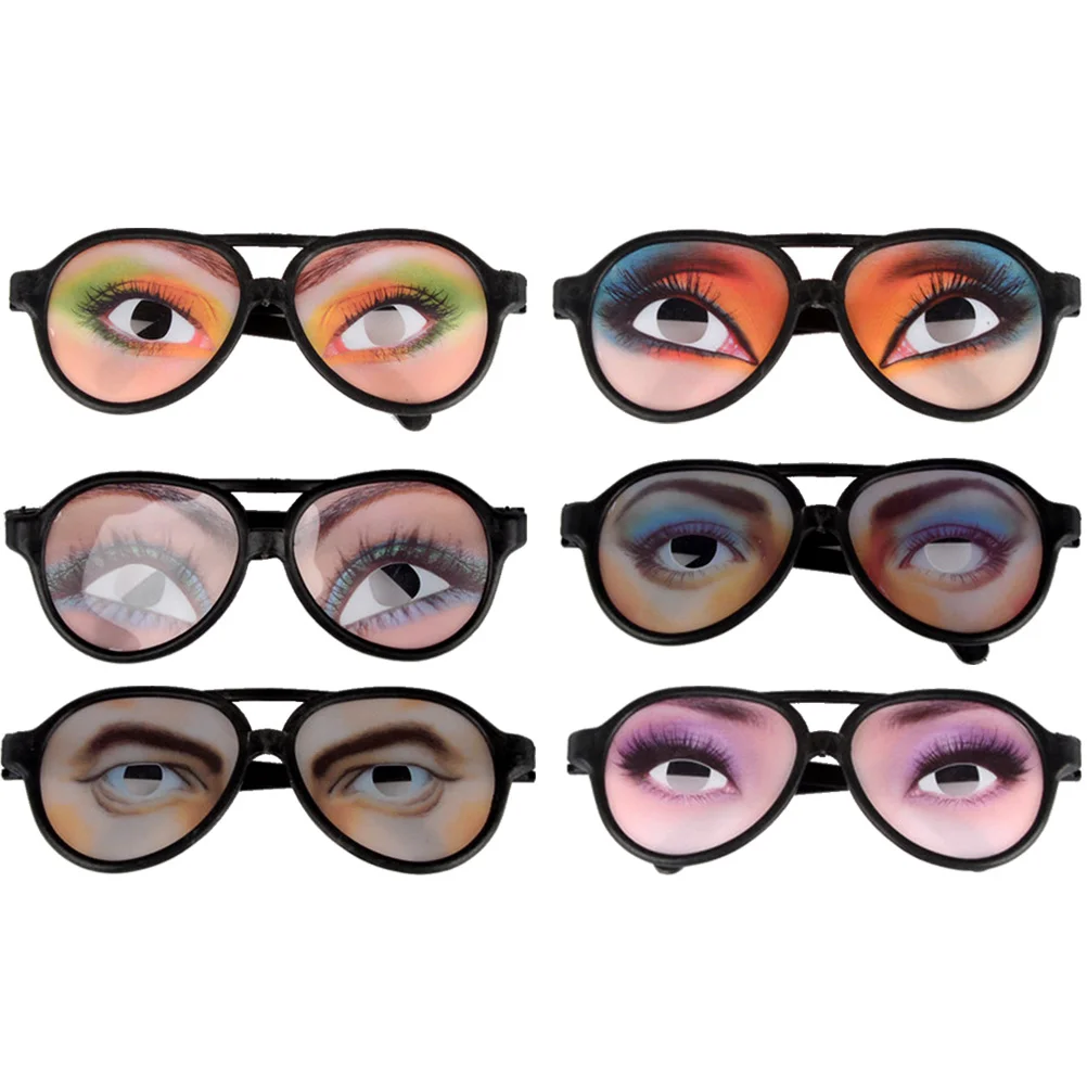 

Glasses Party Sunglasses Funnykids Accessories Favors Adults Christmas Props Disguise Eyeglass Joke Noveltycostume Eyes