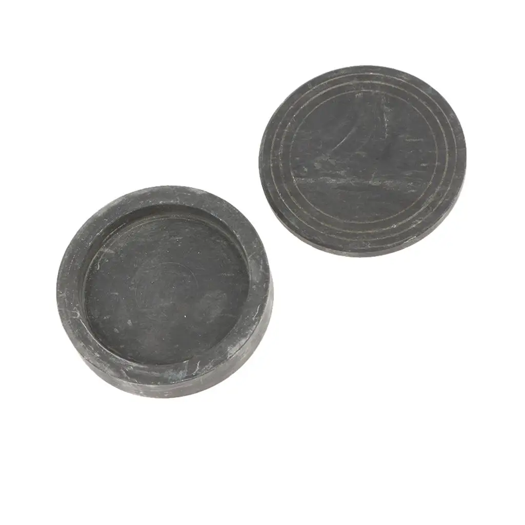 3-дюймовый натуральный чернильный камень для каллиграфии традиционная китайская