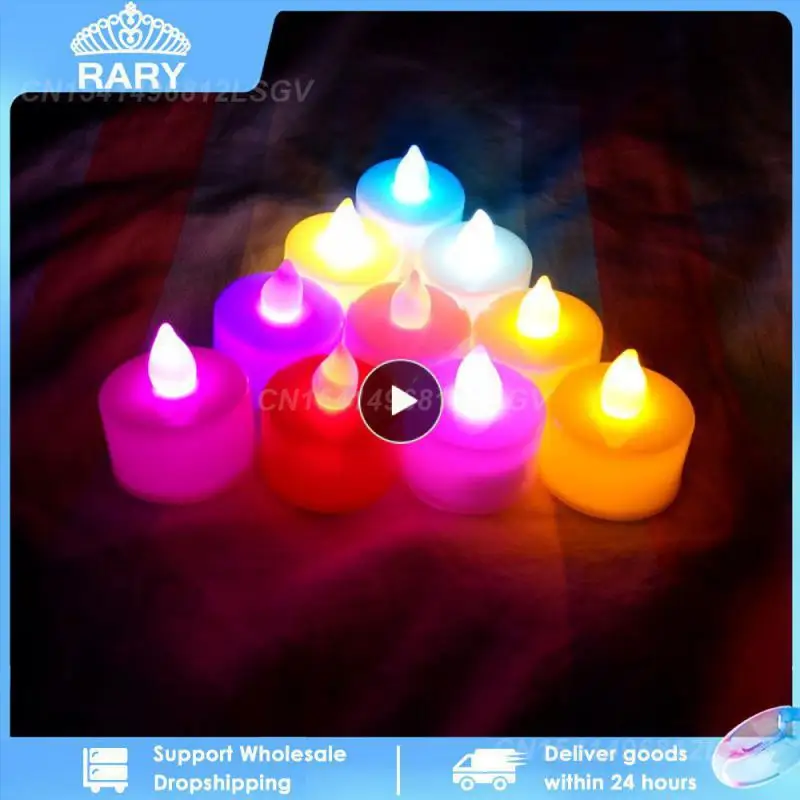 

1~20PCS Flameless Candle Is Safer Many Applicable Occasions Christmas Decoration Electronic Candle Available In 5 Colors
