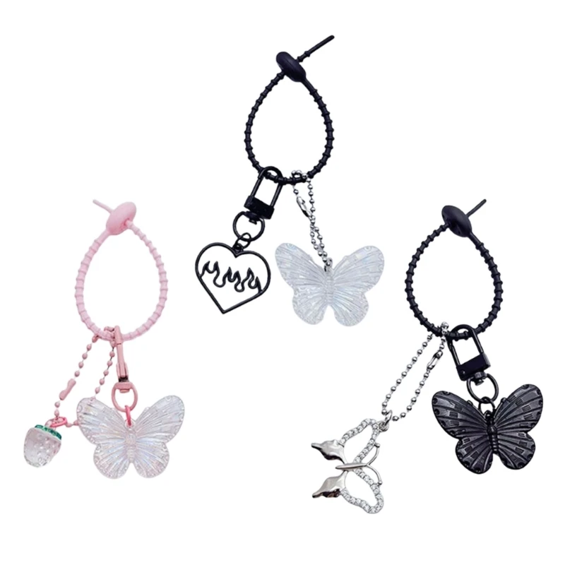 Очаровательный брелок для ключей с полым сердцем милый подвеской в ​​виде