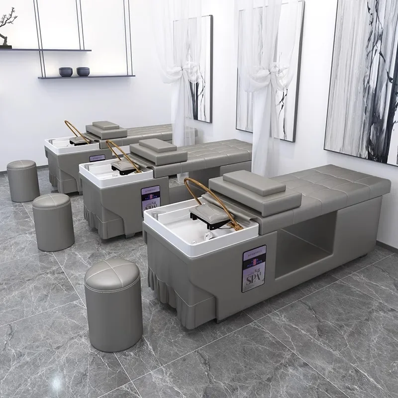 Парикмахерское кресло спа-салон для волос удобный салон красоты мытье головы