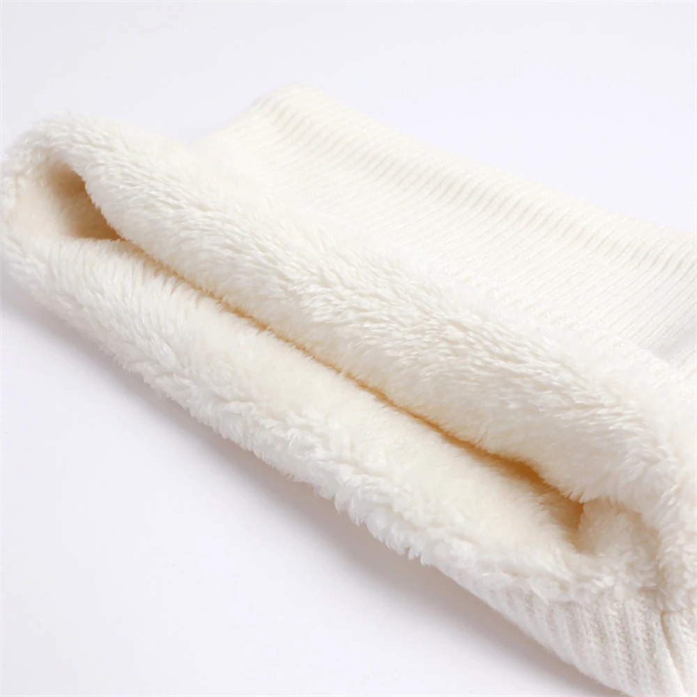 Мужской и женский зимний шарф с кольцом флисовый бархатный шейный платок бандана