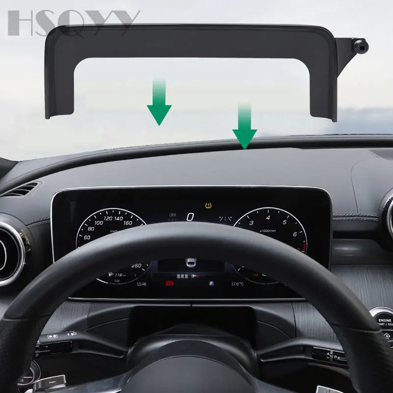 

For Mercedes Benz 15-22+ C Class W205 W206 C200 C260 C300 Dashboard Mount GPS Phone Holder Screen Fixed Clip Clamp Stand In Car
