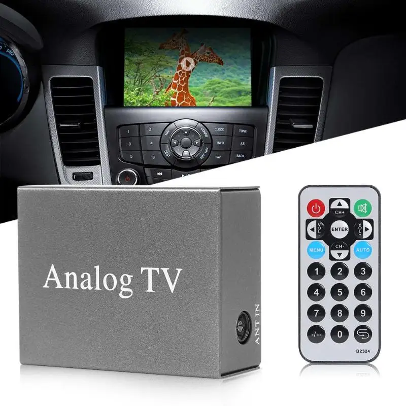 

Car Mobile Video Analog TV Receiver Box Simple and Generous New and High Quality Durable In BERLIHEN Car DVD Monitor TV Tuner