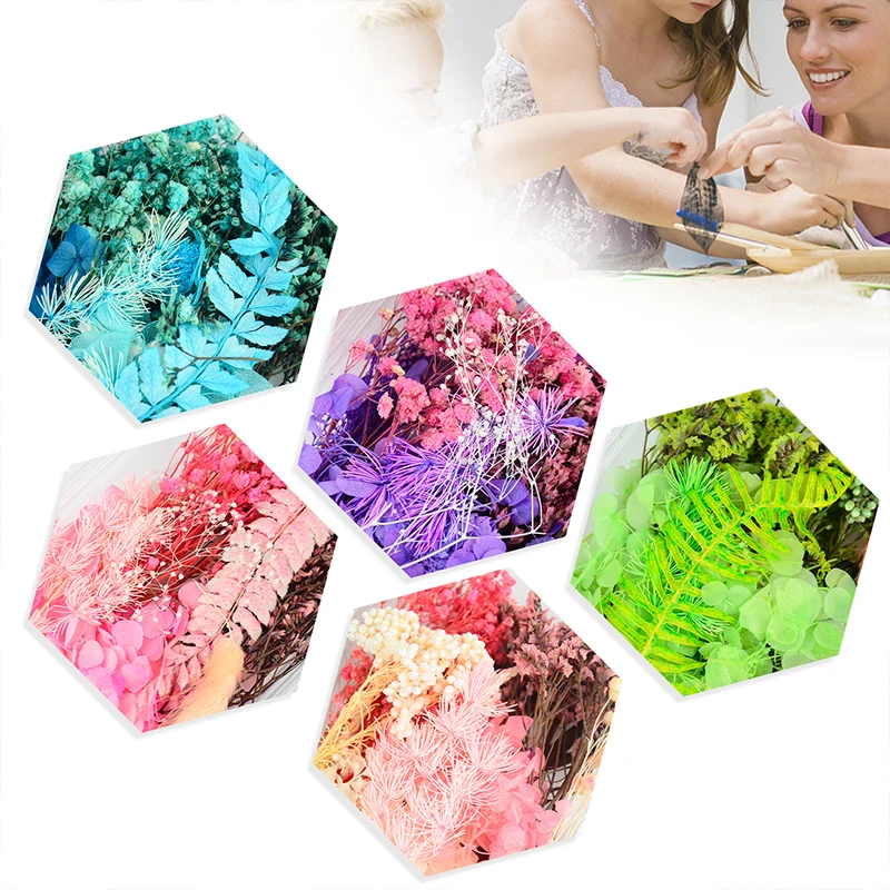 Real Dried Flower Dry Plants Natural  For Aromatherapy Candle Epoxy Resin Pendant Necklace Jewelry Making Craft DIY Accessories