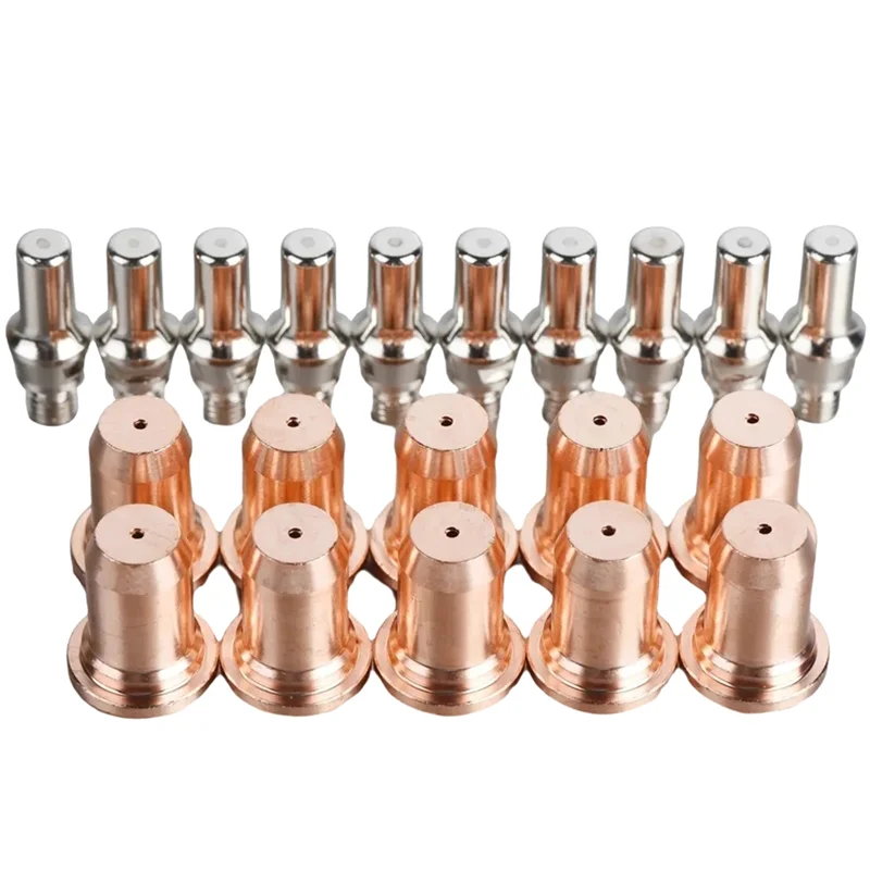 Фото ABAE-20 шт. IPT-60 PT-60 IPT-40 PT40 Электрод 52582, сопло 51313P, подходит для плазменной резки, расходные материалы, сопло №1