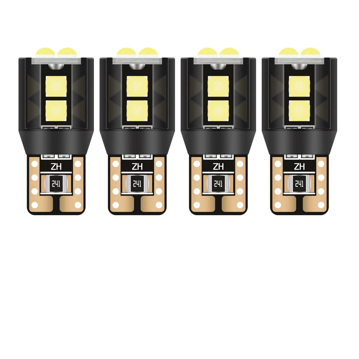 

2/4 шт. T10 W5W салон автомобиля, купольный светильник для чтения, габаритная лампа, лампа номерного знака 168 194, светодиод...