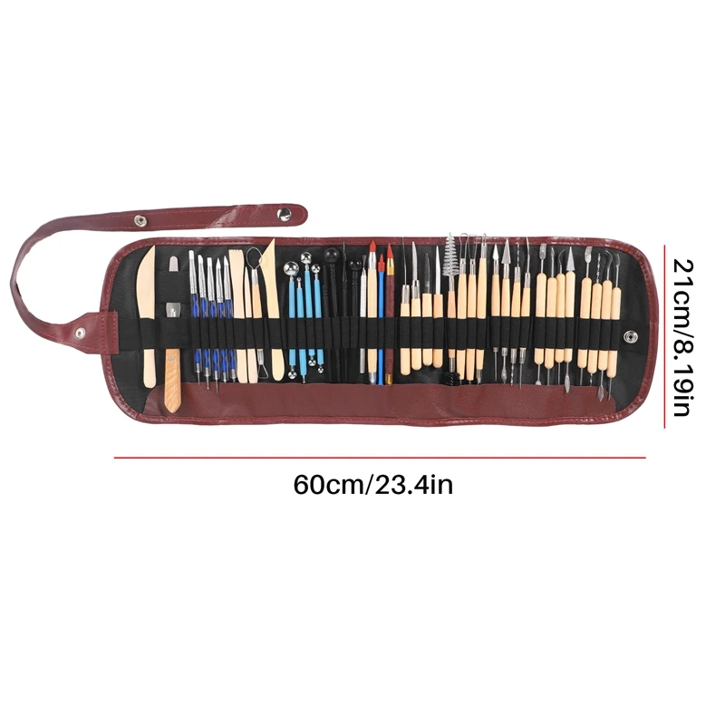 Инструменты для лепки керамической глины 43 шт. двусторонний набор инструментов