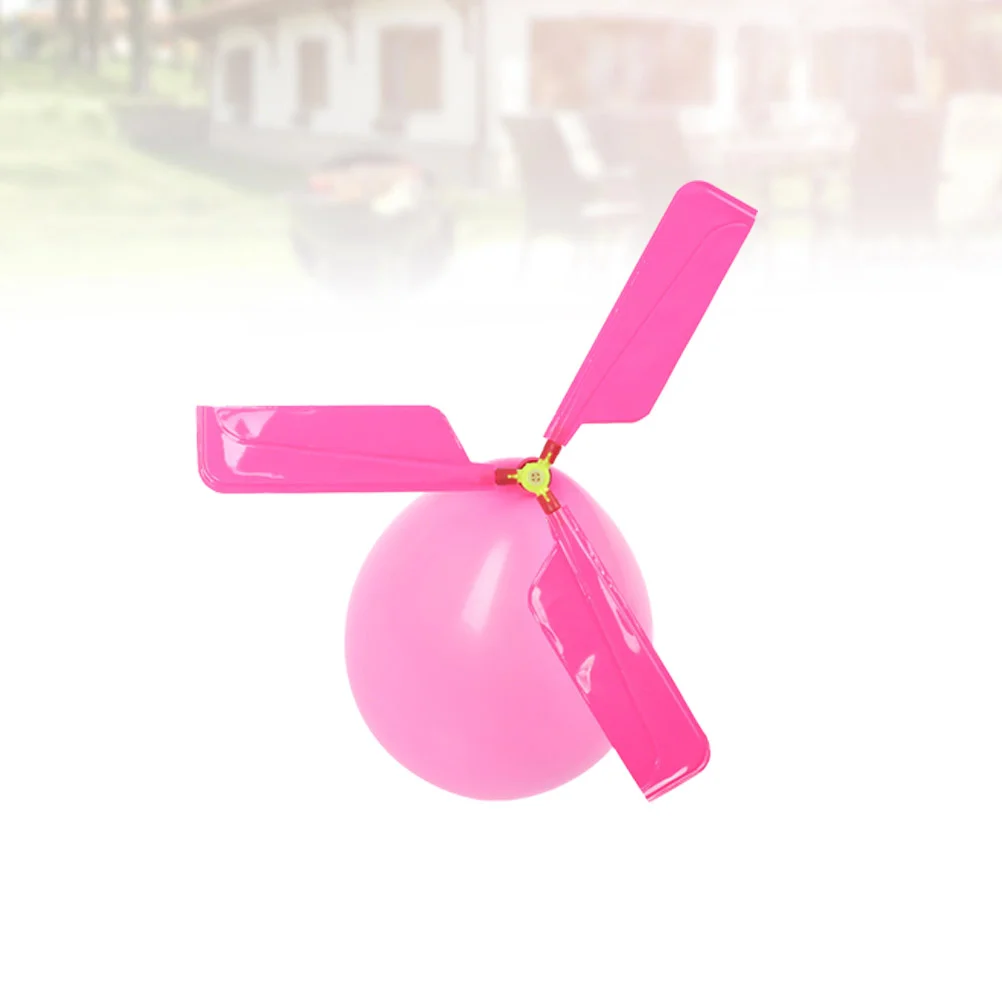 

17 8x18x06cm Balloon Helicopter Toy Party Favor Toys Flying Educational Manual