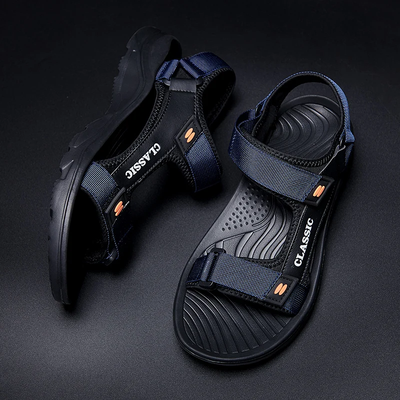 Мужские сандалии новинка 2024 летняя верхняя одежда пляжная обувь Baotou