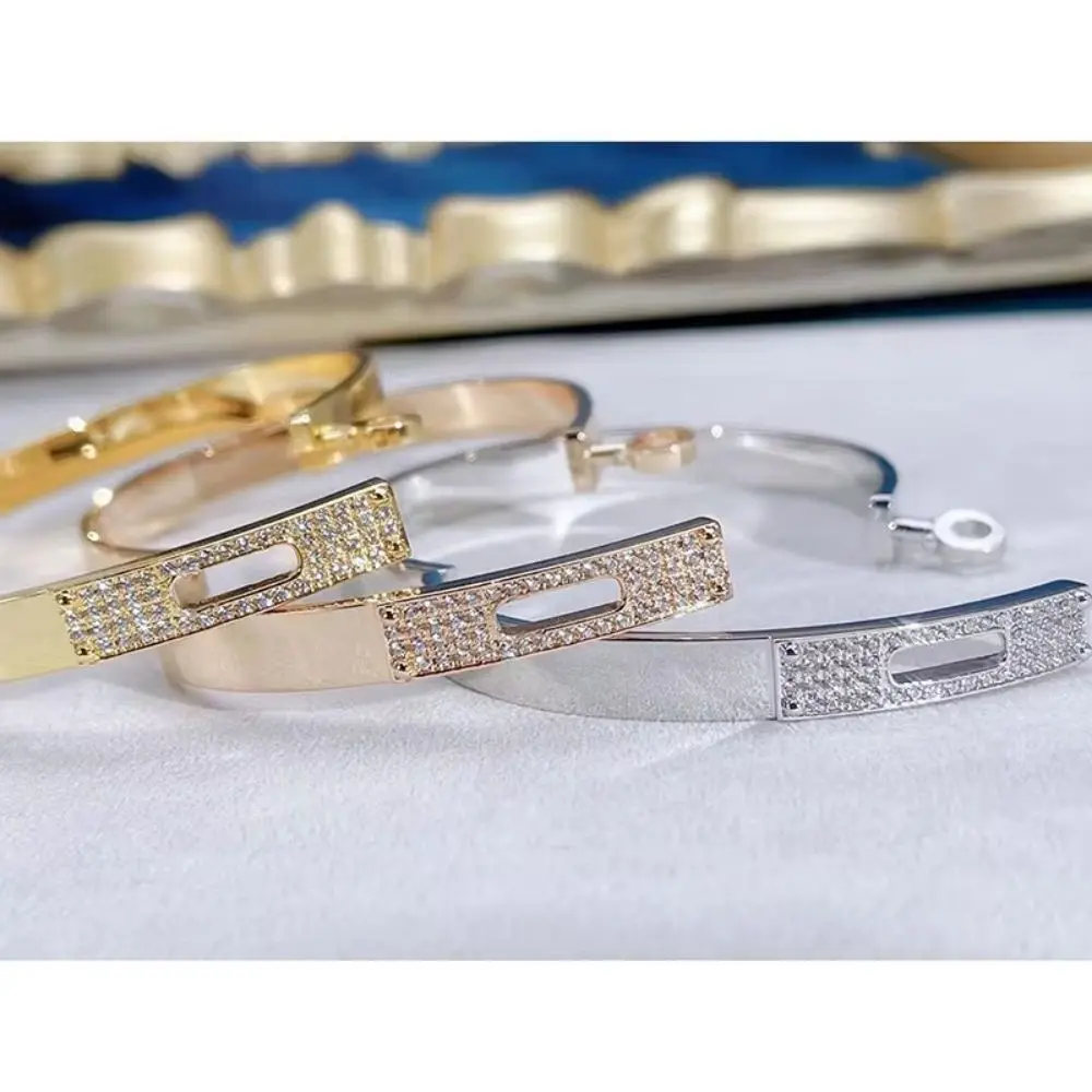 Браслет из серебра 925 пробы для дам классические украшения или розовые банкетные