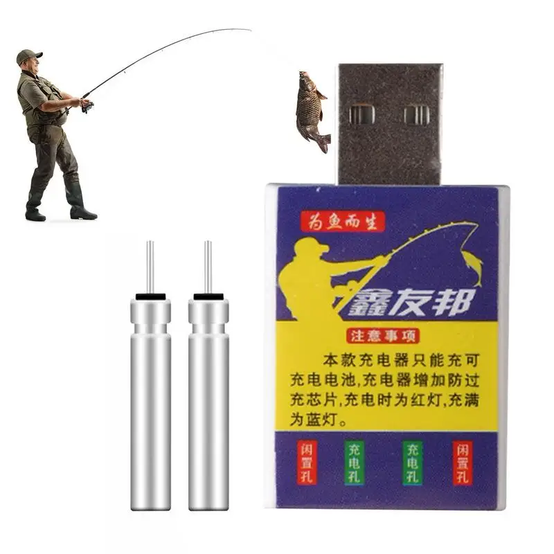 

Рыболовные плавающие батарейки CR425, электронное зарядное устройство USB, перезаряжаемое для ночной рыбалки, светящаяся палка, плавает-светящ...