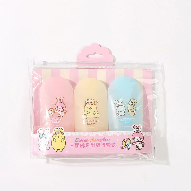 

Sanrio Cinnamoroll Mymelody набор из трех предметов маленькие бутылки для хранения для путешествий