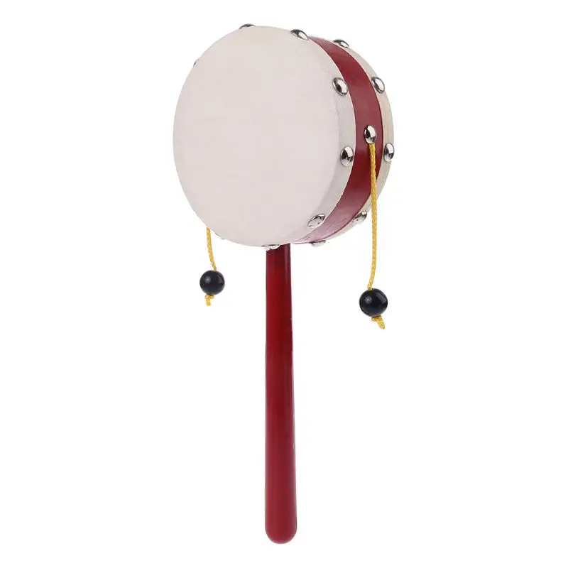 

Деревянный Детский барабан-погремушка для детей