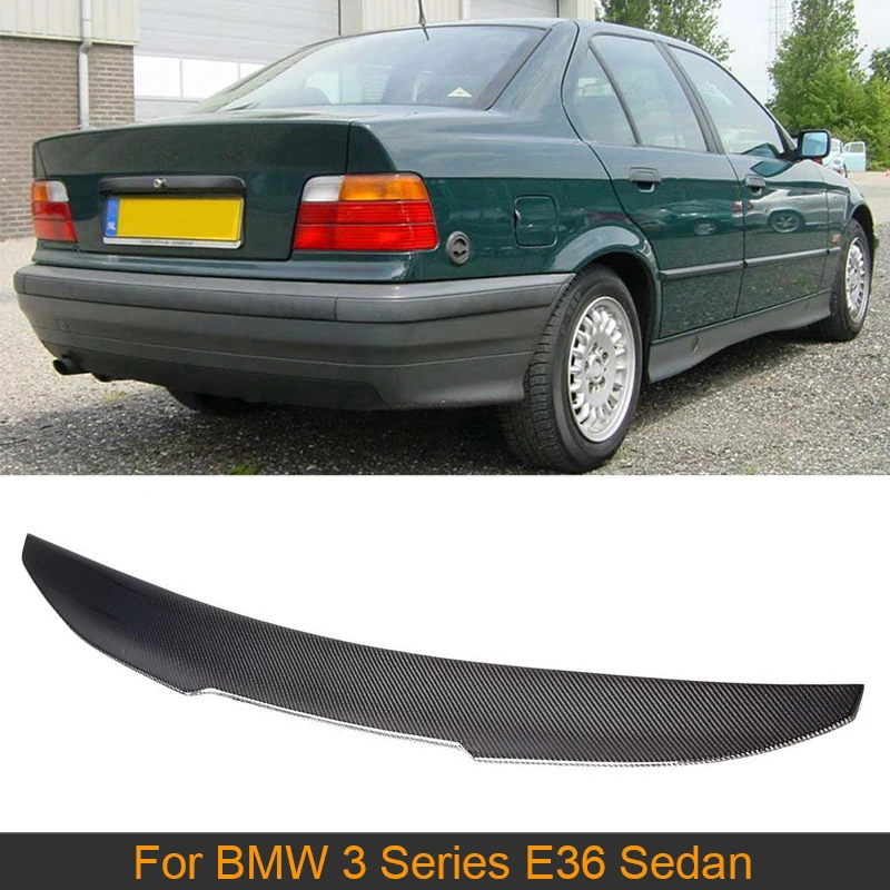 

Carbon Fiber Rear Trunk Spoiler Wing For BMW 3 Series E36 Sedan 1991 - 1998 Car Rear Trunk Boot Lip Wing Spoiler