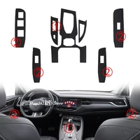 for haval f7 f7x carbon fiber sticker gear shift panel cover cup frame center console protection trim accessories decoration
