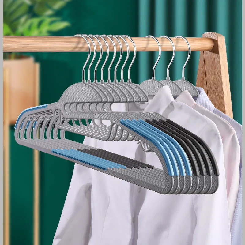 

10-20pcs New Adult Hanger Coat Suit Organizer Non-slip Clothes Hanger Wardrobe Storage Student Clothes Hanger Save Space