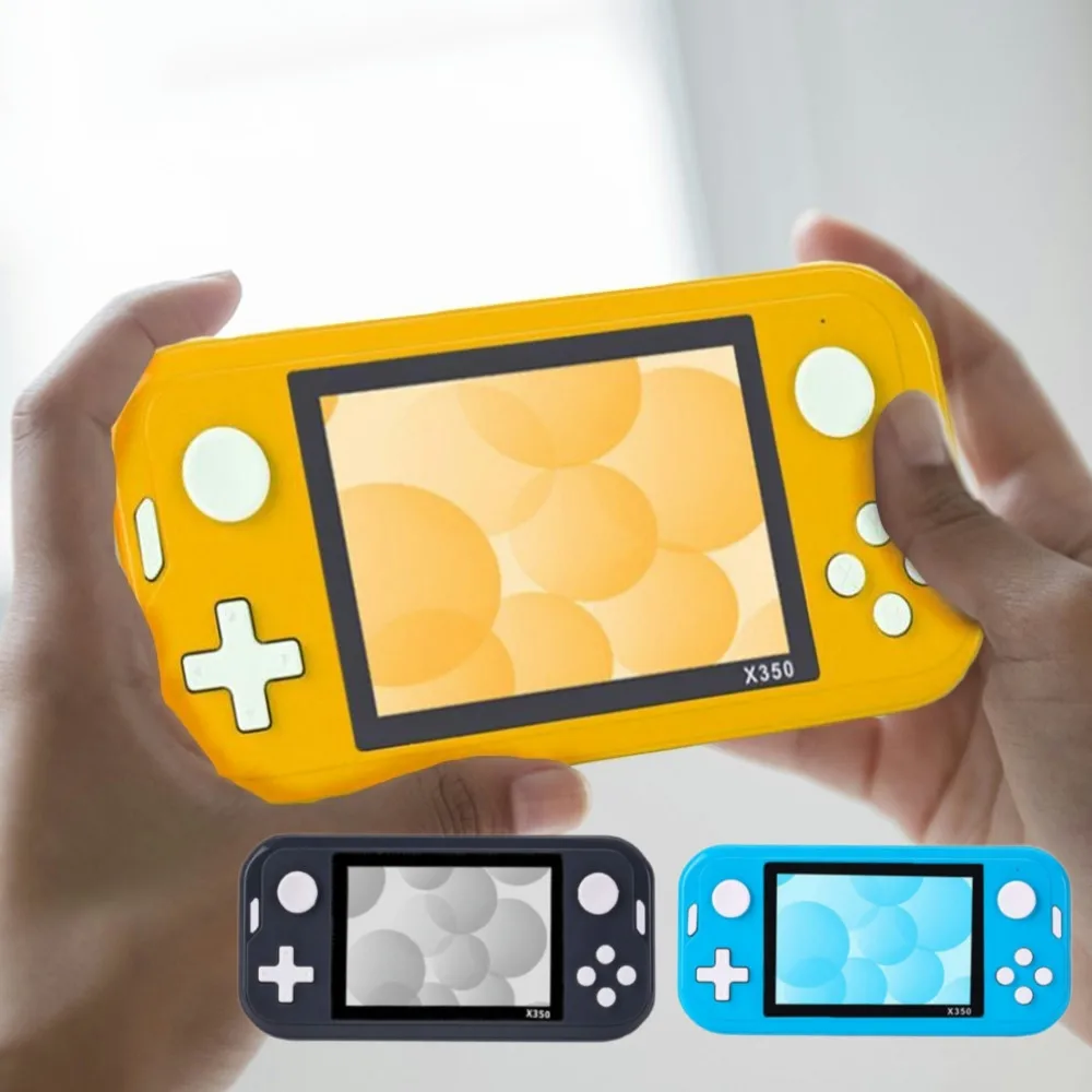 

X350 3.5 inch IPS HD Screen Built-in 6800+ Games Handheld Game Player Retro Video Gaming Console For GBA/MD/FC 10 Emulator