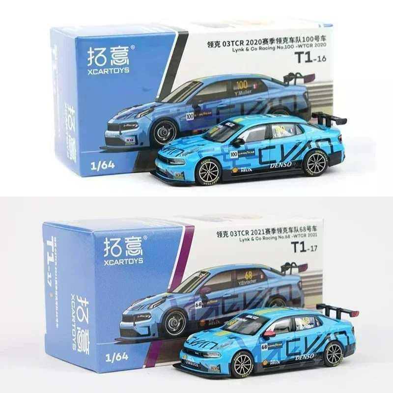 Литая под давлением модель автомобиля XCarToys 1:64 Lynk &amp Co 03TCR 2020