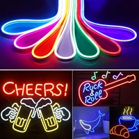 6mm narrow neon light smd2835 12v hand sweep switch with plug flexible rope light ip67 dimmable tape ribbon diy home decoration