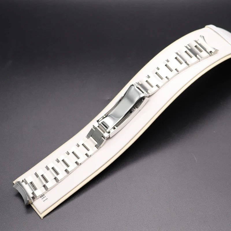20mm Watchband Bracelet Stainless Steel Men's Watch Strap Parts Wristband Accessories For Daytona Oyster Submariner 40mm Case