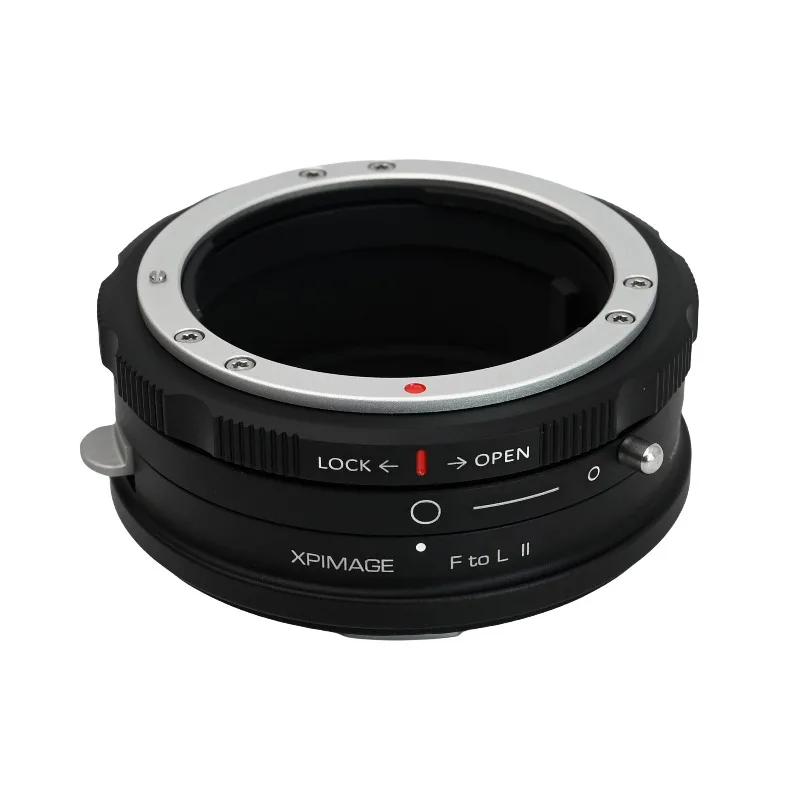 Фото Адаптер XPimage F-L с фиксатором для объективов Nikon Auto AIS F G Manual на Leica SL2 CL TL Panasonic L Port №5