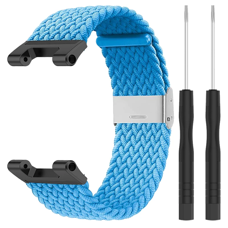 Elastic Braided Strap For Huami Amazfit T-Rex 2 Smart Watch Band Nylon Adjustable Bracelet For Xiaomi Amazfit T-Rex Pro Trex 2