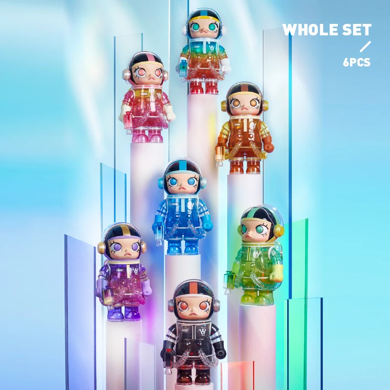 

POP MART MEGA COLLECTION 400% SPACE MOLLY SOFT DRINK SERIES Mystery Box 6PC