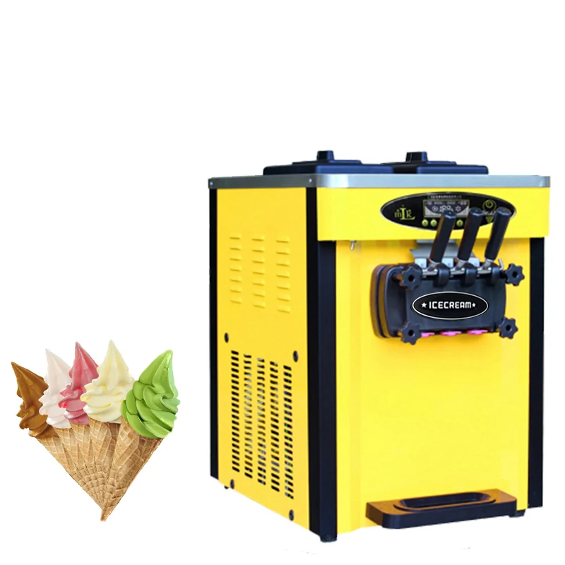 

1800 Вт, мягкое десертное мороженое, устройство для приготовления мороженого, настольная машина для мороженого, 220 В, 110 В