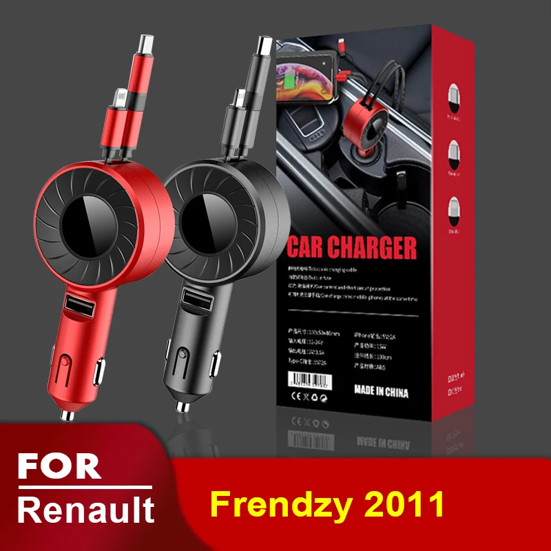 

USB Type C Car Charger for iPhone Android HUAWEI HONOR Xiaomi POCO X3 Pro Redmi Samsung Galaxy Realme for Renault Frendzy 2011