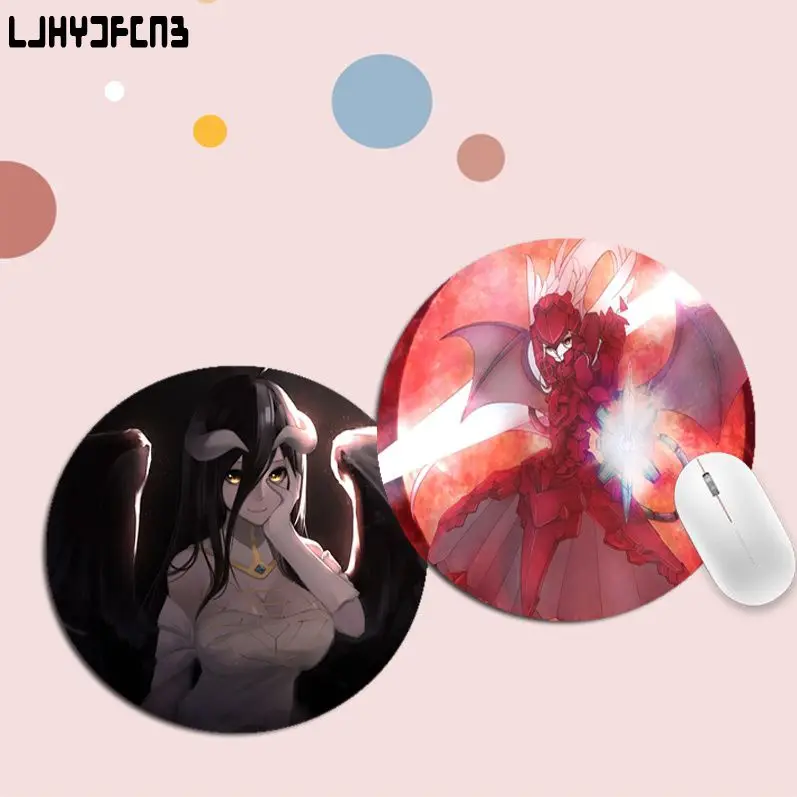 

Overlord Round Custom Skin Desktop Desk Mat Kawaii Gaming Accessories Students Writing Pad Mouse Pad For PC Desk Pad