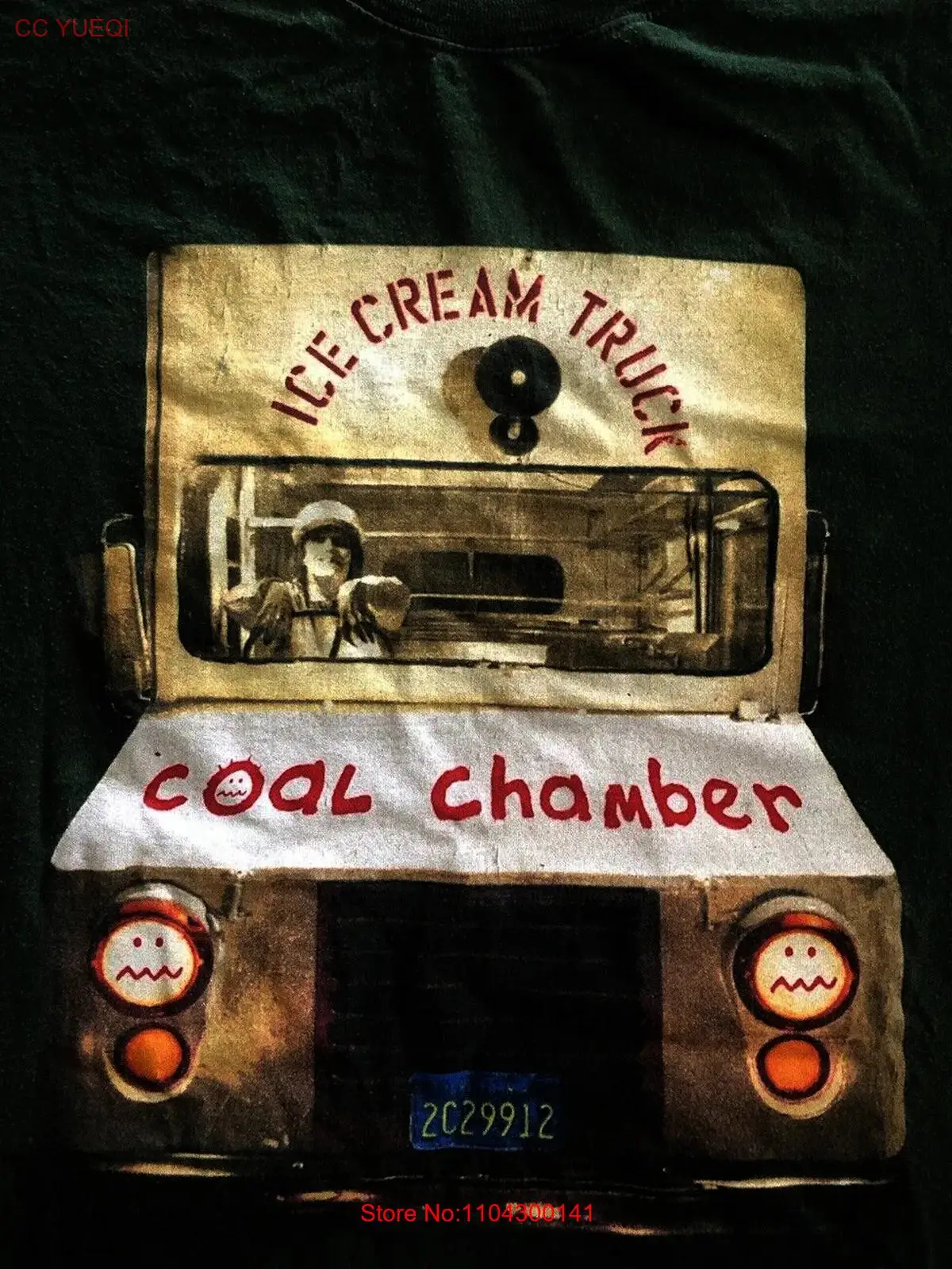 Футболка COAL CHAMBER Ice Cream Truck с коротким рукавом хлопок черная от S до 5XL K3706