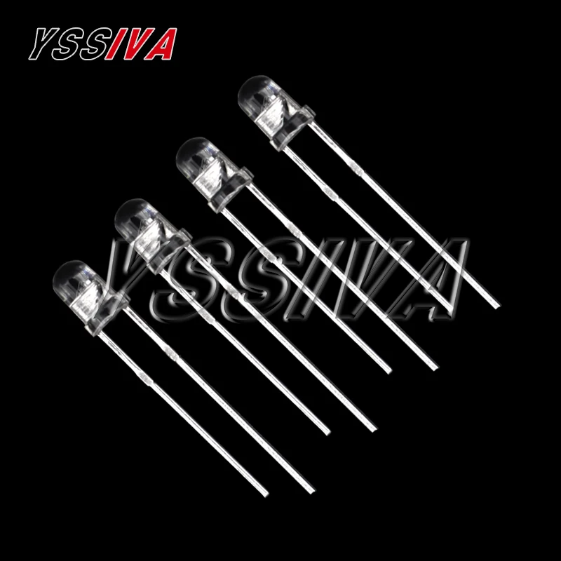 50 шт. F3 3 мм вспышка красный зеленый двухцветный светоизлучающий диод