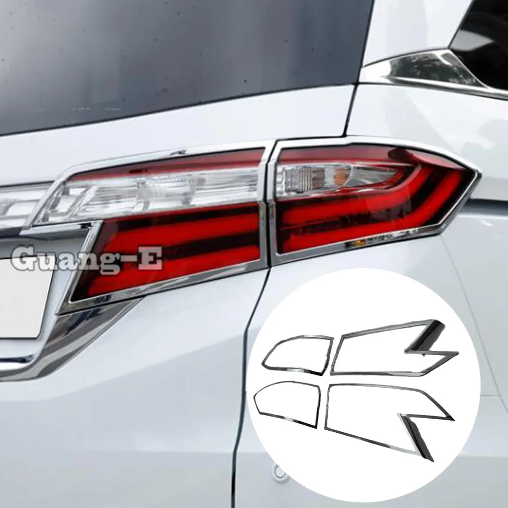 

For Honda Odyssey 2015 2016 2017 2018 2019 2020 2021 ABS Chrome Rear Tail Light Lamp Covers Car Eyebrow Accessories Decoration