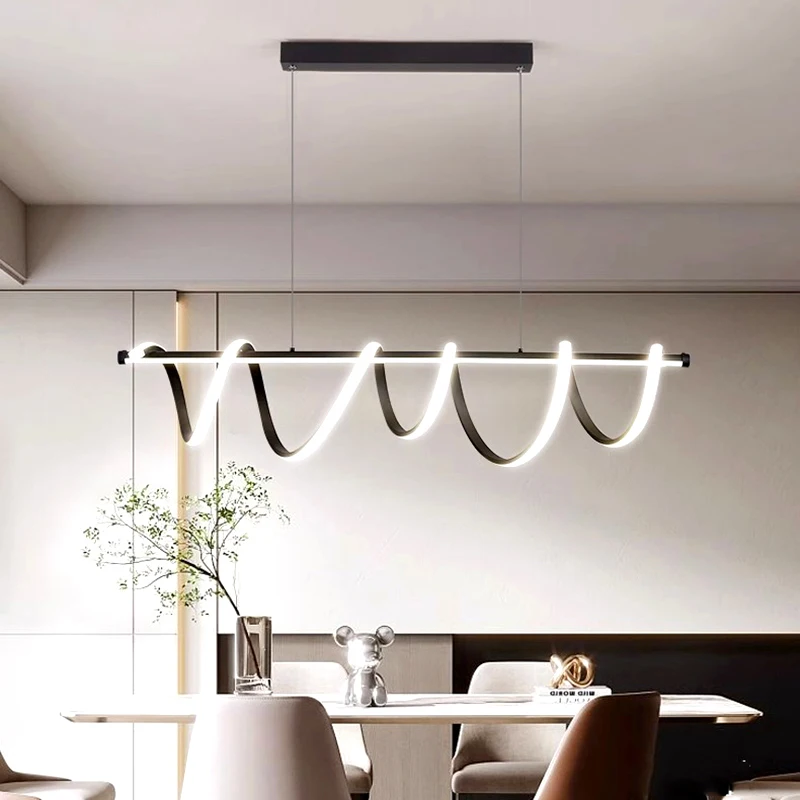 

Современные подвесные светильники для столовой, комнатное освещение, потолочная лампа, подвесная светодиодная люстра, декоративное Внутреннее освещение