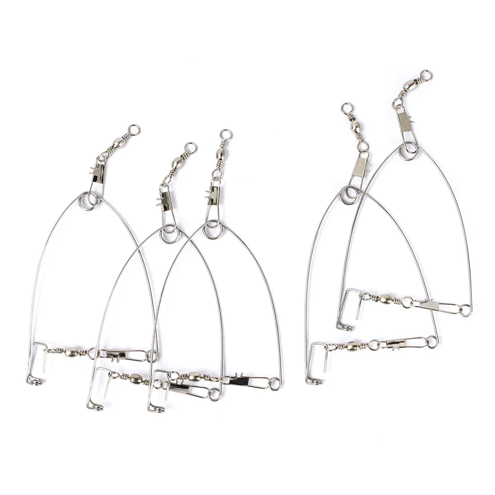 

5pcs Automatische Rvs Vishaak Top Speed God Haak Universele Full Speed Alle Water Vissen Levert