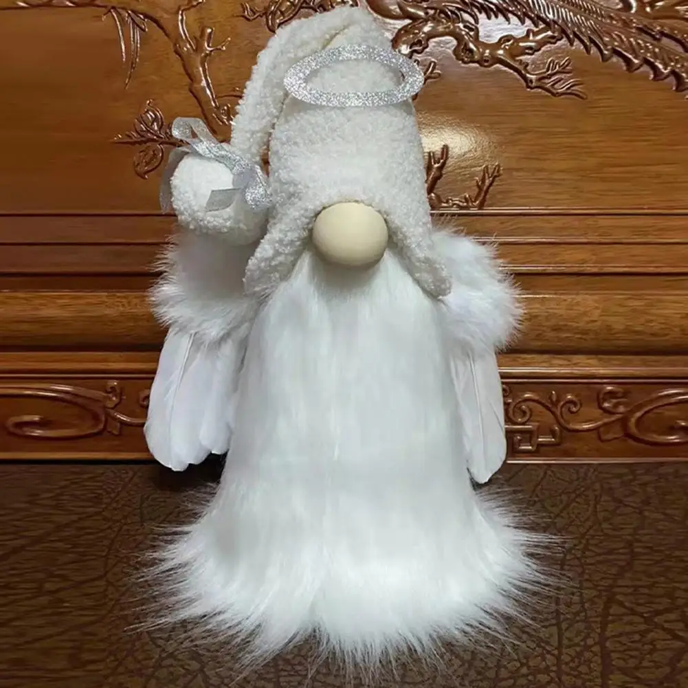 

Кукла-гномы, изысканные олени, олени, уютная на ощупь, безликая кукла, фотоорнамент, рождественский подарок