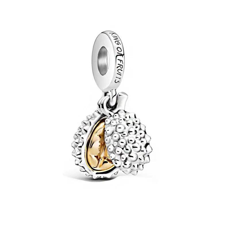 

Эксклюзивный браслет в стране «король фруктов дуриана», подвеска, оригинальный браслет Pandora, женское ювелирное изделие, подарок