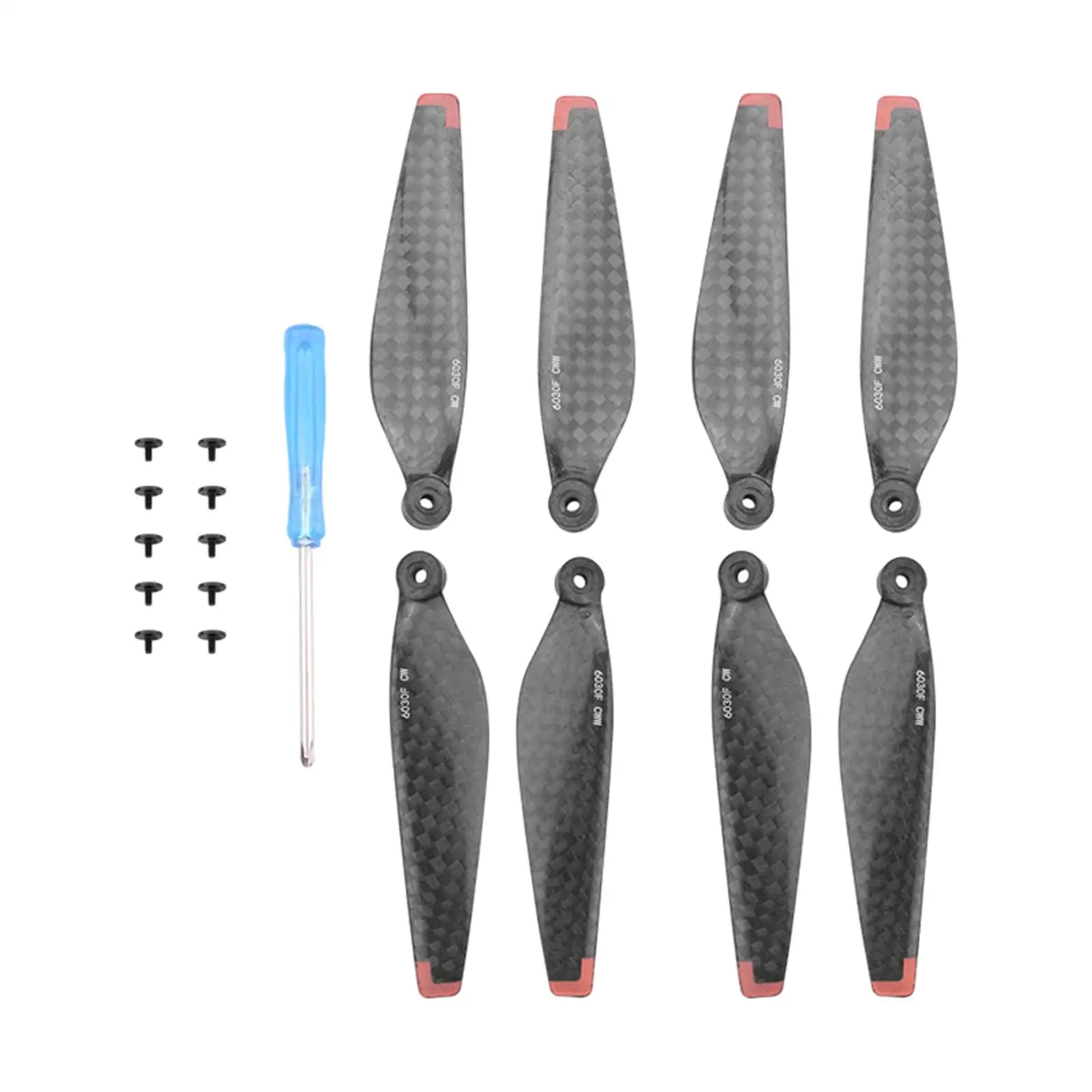 

Carbon Fiber Drone Blade Propellers Quick Release Compact Low Noise Durable for DJI Mini 3 Pro Drone Accessories Replacement