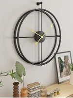 large simple wall clock modern design creative art luxury silent nordic wall clock living room reloj de pared home decoration 50