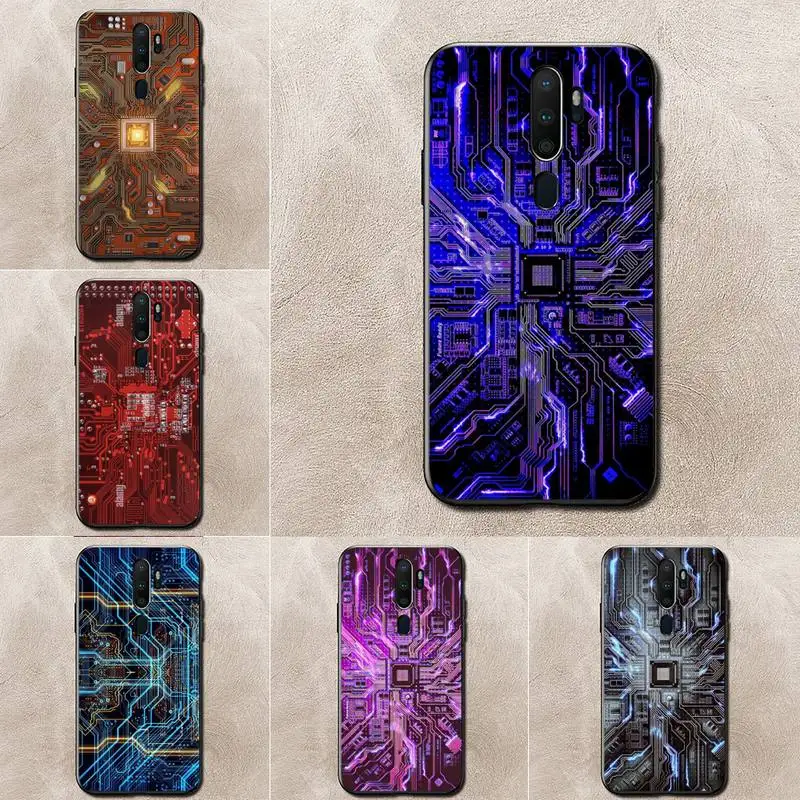 

Motherboard Circuit Board Phone Case For Redmi 9A 8A 6A Note 9 10pro 11S 8T K20 K30 K40 Pro PocoF3 Note11 5G Case