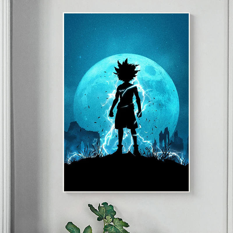 Hunter X Аниме постер холст печать картина Killua Zoldyck Kurapika Gon Freecss Hisoka настенное