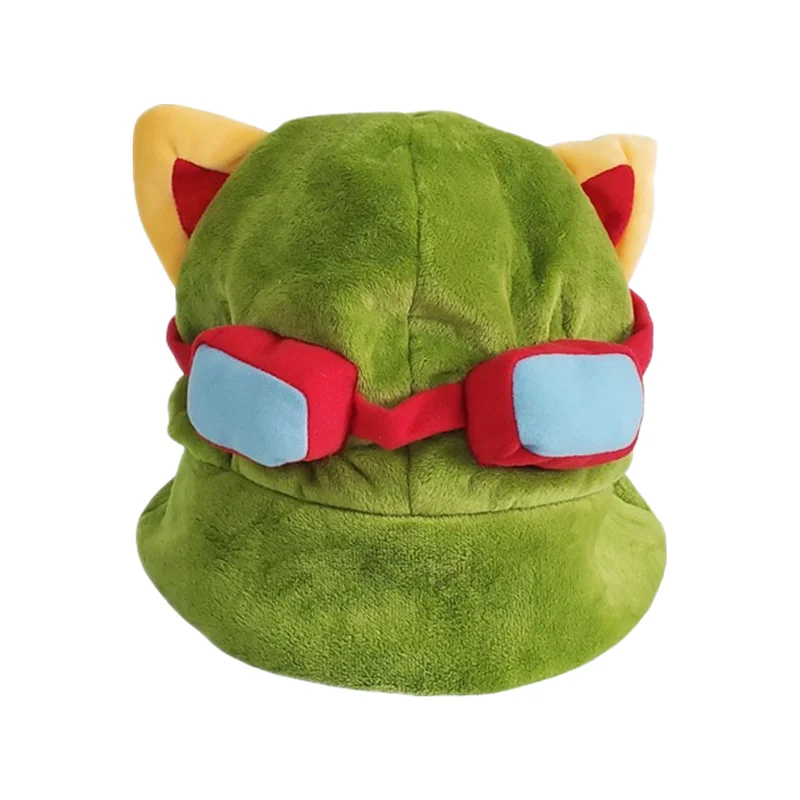 Kawaii Swift Scout Teemo's Hat Теплая Плюшевая Кепка Унисекс Шляпа Для Косплея С Героями