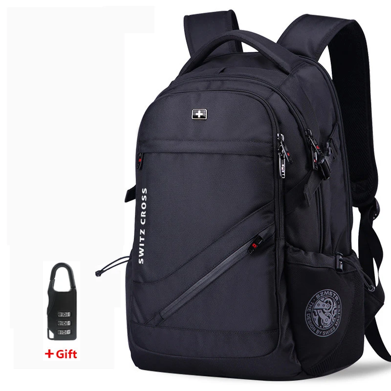 

Рюкзак Xzan мужской с защитой от кражи, USB-портом и отделением для ноутбука 15,6 дюйма